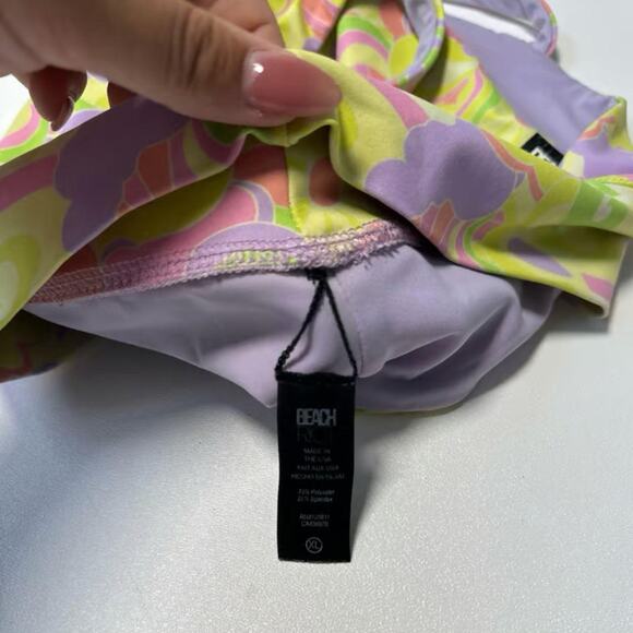 Beach Riot Psychedelic Sunshine Leah Crop Top - Picture 6 of 8